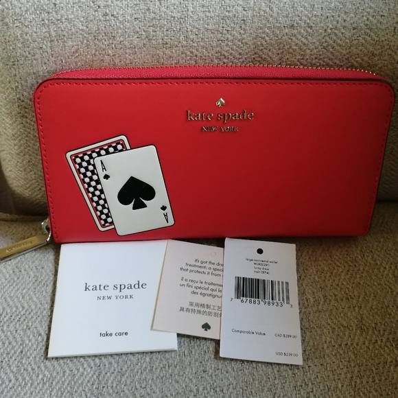 Kate Spade Lucky Draw Continental Wallet - Picture 4 of 4